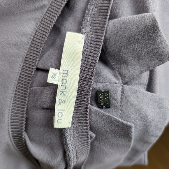Monk & Lou Top - Dressy - XS - Purple - Picture 5 of 5
